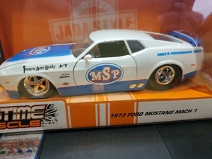 JADA BIG TIME MUSCLE 1:24 1973 FORD MUSTANG MACH 1 NHRA PRO STREET DRAG CAR - Imagen 1 de 7