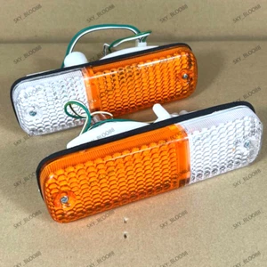 Turn Signal Light Bumper Pair Honda Accord 86 87 88 89 Prestige - FREE SHIPPING - Picture 1 of 12