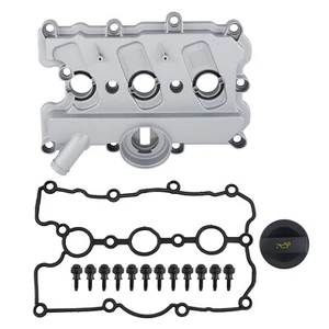 Left Engine Valve Cover w/ Gasket for Audi A4 A5 Q7 S4 S5 VW Touareg 06E103471P - Picture 1 of 12