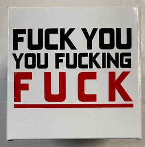 F**k You You F**king F**k Ceramic Mug NEW! - Picture 1 of 6