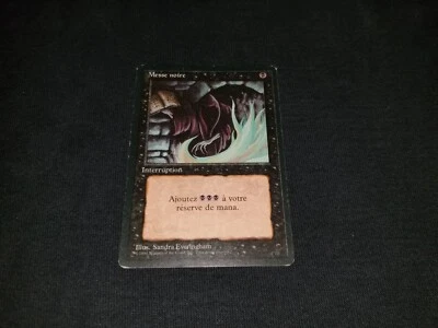 MTG 1x Revised black common MP French FBB Dark Ritual ships w/ tracking - Image 1 of 2