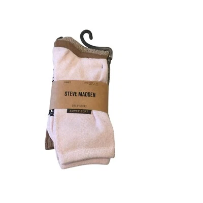 Juego de 3 calcetines Steve Madden súper suaves para dama talla 5-10 Foto 1 de 3
