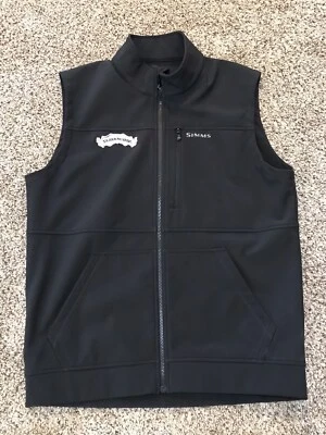 Chaleco Simms Hombre Sierra Nevada Negro Pesca Caparazón Suave Talla L Foto 1 de 3