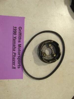 1990 YAMAHA PHAZER 2 II pz485 ventilador polia correia unidade inferior copo de recuo - Imagem 1 de 4
