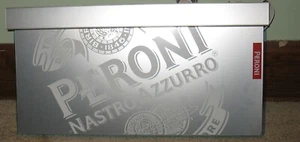 Insegna Luminosa Bar Birra Italiana Peroni Nastro Azzurro Uomo Grotta - Foto 1 di 9