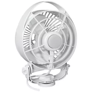VENTILADOR MARINO CAFRAMO MAESTRO 12V 3 VELOCIDADES 6" BLANCO CON LUZ LED - Imagen 1 de 1