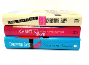 3 Christina Skye HC Books: Code Name Baby, Code Name: Nanny, Code Name: Blondie - Imagen 1 de 22