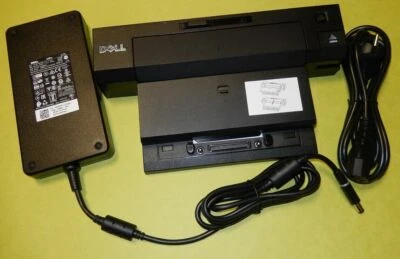 Dell Latitude E7240, E7440 Dockingstation PR02X 2x USB3.0 + 240W. Netz. + Spacer - Bild 1 von 2