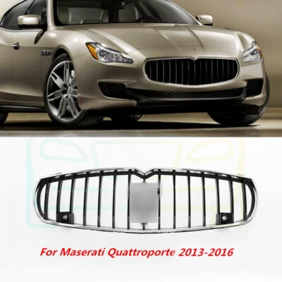 1*For Maserati Quattroporte 2013-2016 Electroplate Style Front Bumper Grill  - Image 1 of 4