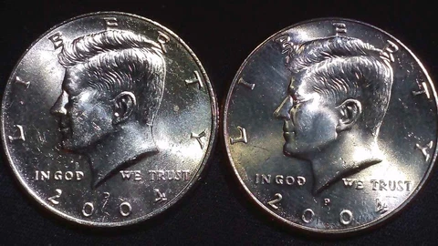 2004 P&D Kennedy Half Dollar (2 Coin Lot) Cover