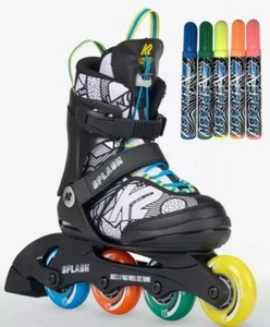 K2 Splash Multi Mädchen Jungen Kinder verstellbare Inlineskates - Bild 1 von 4