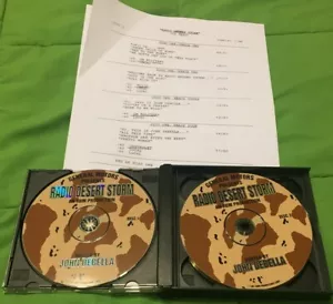 Radio Desert Storm 1991 Vier CD Set mit maßgeschneiderter Schmuckhülle & Einlagen + Queue Sheet - Bild 1 von 12