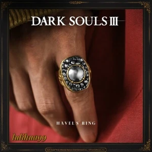  Dark Souls Ⅲ Ring Havel Ring Game Jewelry US Size 12 - Picture 1 of 8