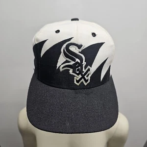 Chicago White Sox Logo Athletic Sharktooth Snapback Hat Vintage - Picture 1 of 11