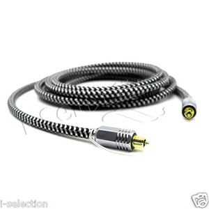 1.5m Ultra Premium Toslink Optical Fibre Cable Gold Plated 5.1 7.1 Digital Audio - Picture 1 of 5