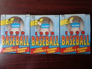 (3) 1990 Fleer Baseball Wax Box Lot-108 SEALED Packs-Sosa RC-Griffey 2nd Year - Picture 1 of 1