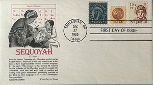 Aristocrats 1859 Sequoyah Cherokee Tahlequah OK Combo Indian Head Penny Sioux  - Picture 1 of 1