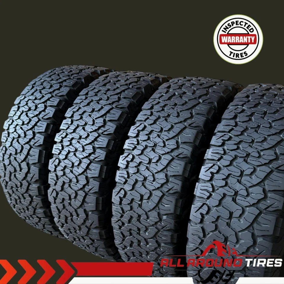 Set of 4 Used BFGoodrich All-Terrain T/A KO2 285/70R17  All-Terrain – #00389 - Image 1 of 4