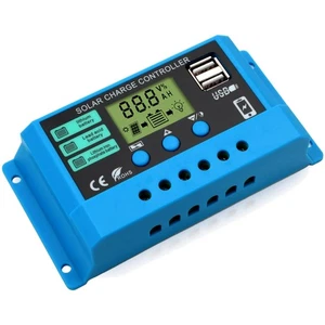 Solar Laderegler, Solarladegerät, Solar Controller mit USB Port - Bild 1 von 2