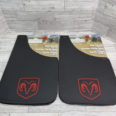 Guardabarros guardabarros para Dodge Ram (rojo) (negro) serie Easy Fit - por Plasticolor Foto 1 de 4