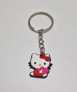 Schlüsselanhänger Hallo Kitty Herz / Liebe Geschenk Anhänger Schlüssel  - Picture 1 of 1