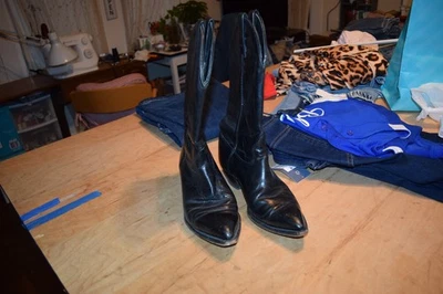 Женские ковбойские сапоги в стиле вестерн J. CHISHOLM размер 7,5 М кожа США - Изображение 1 из 4