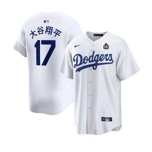 Shohei Ohtani Los Angeles Dodgers Nike Replica 2024 World Series Kanji Jersey - Picture 1 of 3