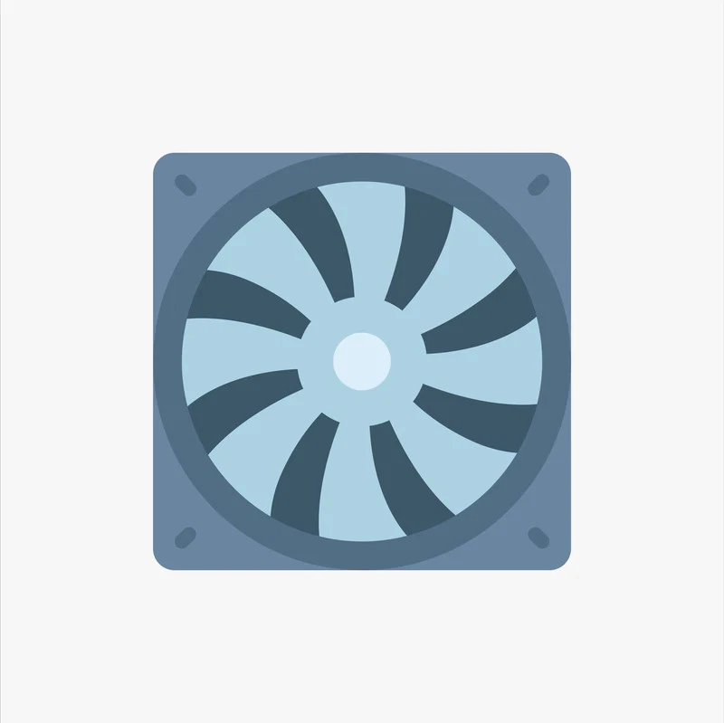 09N7746 09N7938 ibm 12VDC fan assembly .68A,120MM x 120MM 25MM 6PIN connector x - Image 1 of 1