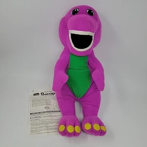 Vintage 1992 Playskool Talking Barney Pre-Owned 18” Plush Doll - TESTED & WORKS - Picture 1 of 13