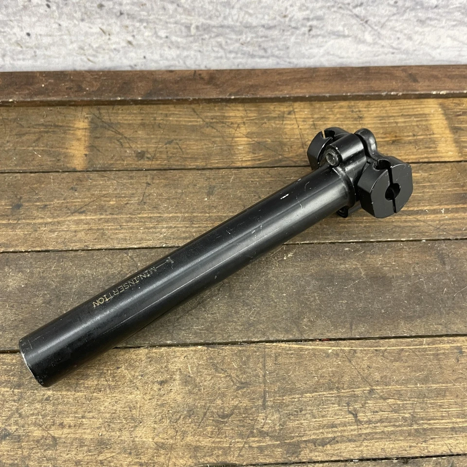 Schwinn XS BMX Bicycle Seatpost 27.2 mm Braced Black Aluminum Micro Adjust - Image 1 of 4