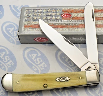 Sello Vintage Case XX EE. UU. 2009 6254 SS Bone Trapper "Barnboard" hueso casi nuevo Foto 1 de 4