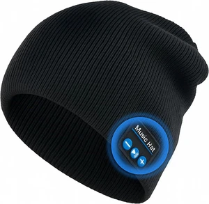 Mütze Bluetooth Herren, Winter Warm Mütze Mit Kopfhörern Bluetooth 5.2, Bluetoot - Bild 1 von 12