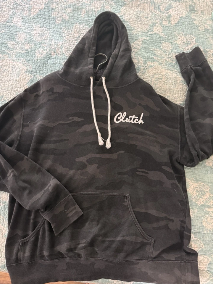 Clutch Independent Men’s Sz L Camo Hoodie - Image 1 of 2