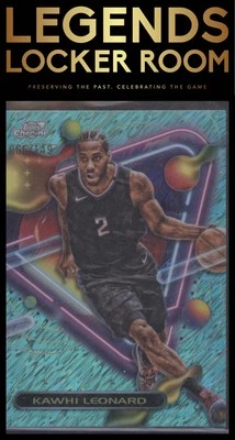 2023-24 Topps Chrome Cosmic #154 Kawhi Leonard Aqua Equinox Refractors #/149 - Image 1 of 2