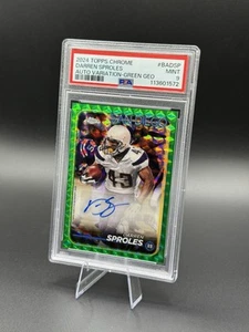2024 TOPPS CHROME DARREN SPROLES AUTO VARIATION- GREEN GEOMETRIC /99 PSA 9 🔥 - Picture 1 of 2