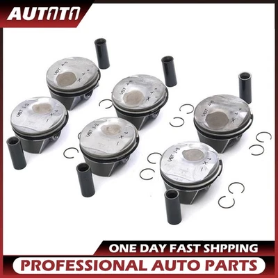 6pcs Pistons Rings Set STD Φ96mm For Porsche Macan Panamera S 4S 3.0T V6 970 95B — 第 1/4 张图片