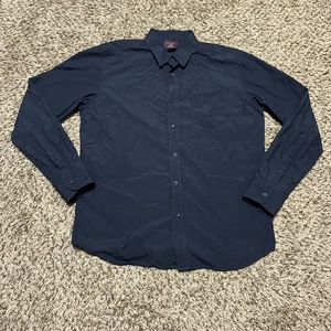 Untuckit Mens Slim Fit Shirt Size XL Navy Blue Button Up Extra Large - Picture 1 of 5