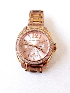 Michael Kors Cameron Rose Gold Tone Watch 38mm Multifunction Day Date MK5692 - Picture 1 of 9