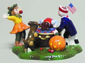 Department 56 Snow Village Halloween Bobbing For Apples - Boxed 4256842 - Bild 1 von 1