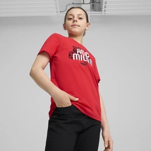 PUMA AC Milan ftblCULTURE T-Shirt Top Tee Youth - Boys - Picture 1 of 6
