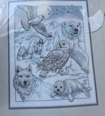 Punto de cruz contado animales norteamericanos New Dimensions Foto 1 de 4