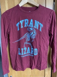 Gap Kids Tyrant Lizard Long Sleeve Top, Size XL - Picture 1 of 3