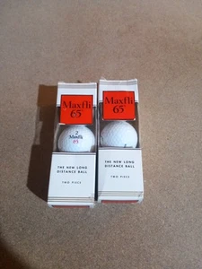 X6 Maxfli 65 Golfbälle nagelneu verpackt Langstreckenbälle zweiteilig - Bild 1 von 4