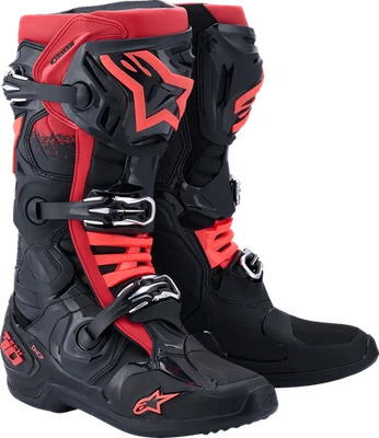 Botas ALPINESTARS Tech 10 - Negras/Rojas - US 7 / EU 40.5 2010020-13-7 Foto 1 de 4