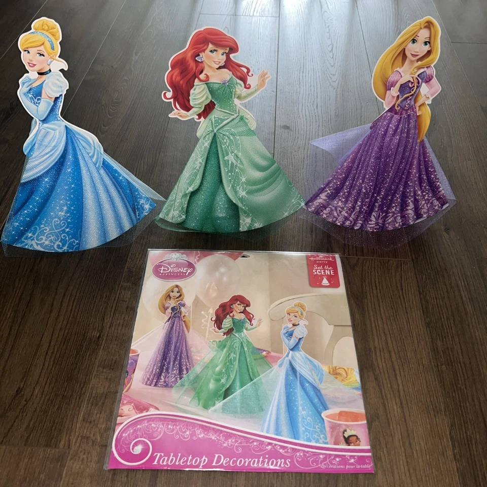 Hallmark Party Set The Scene Disney Princess Tabletop Decorations-Tulle Dresses - Image 1 of 4