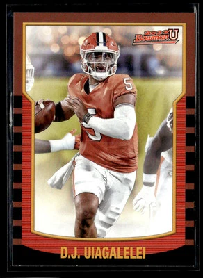 2022 Bowman University #2KB-2 D.J. Uiagalelei Clemson Tigers - Image 1 of 2