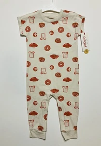Cat & Jack One Piece, Easy Snap Bottom, Short Sleeve Pastry Outfit Sz 12mth NWT - Picture 1 of 4