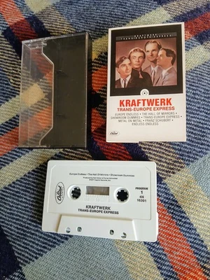Kraftwerk Trans Europe Express Cassette Tape Vintage Rare Original  - Image 1 of 2