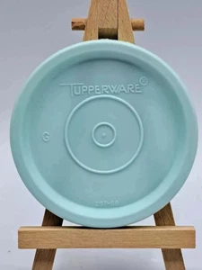 Tapa de repuesto vintage Tupperware #297 3" redonda azul - Imagen 1 de 2