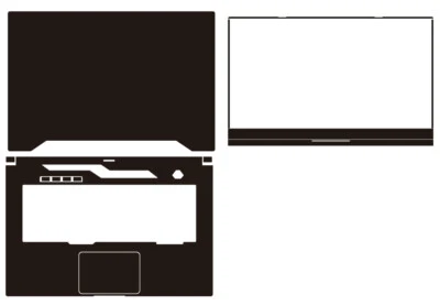 Carbon fiber Laptop Sticker Skin Decal Cover for ASUS ROG Zephyrus G15 GA502 15" - Image 1 of 4